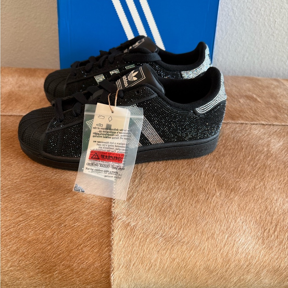 ADIDAS SUPERSTAR II-Sequin/Rhinestone - Picture 6 of 11